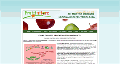 Desktop Screenshot of fruttinfiore.it